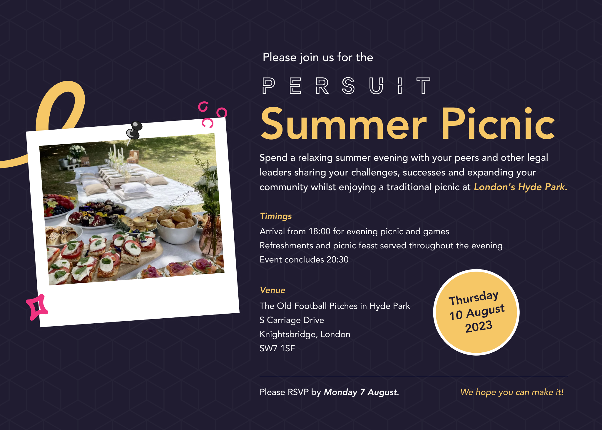 Summer Picnic Invite